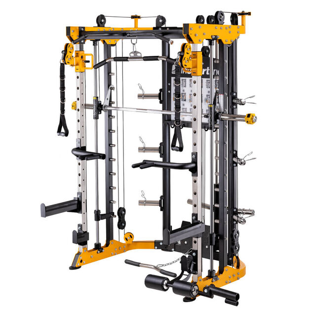 inSPORTline Cable Column CC410 erőkeret Smith-géppel és csigákkal