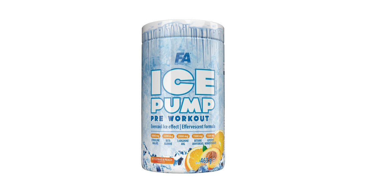 FA ICE Pump Pre workout 463g Icy citrus&peach | inSPORTline