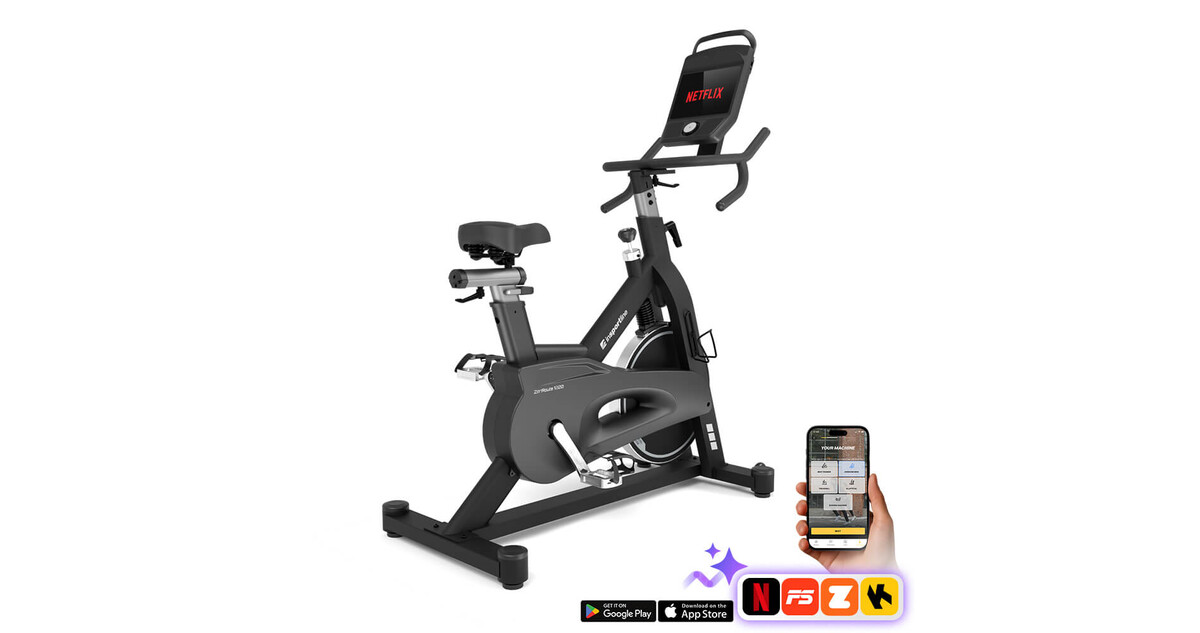 inSPORTline ZenRoute 1200 spinning bicikli érintőképernyővel