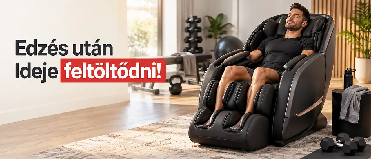 Masszázsfotel sportolóknak: regeneráció edzés után