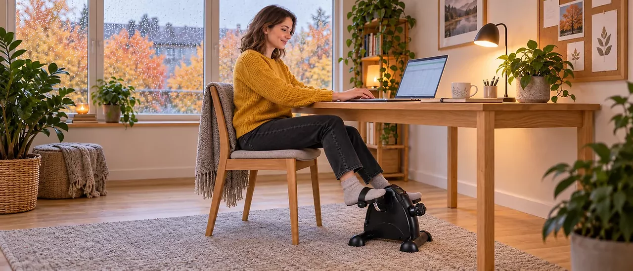 Mini szobakerékpár otthon: tekerj home office vagy tévézés közben az őszi napokon