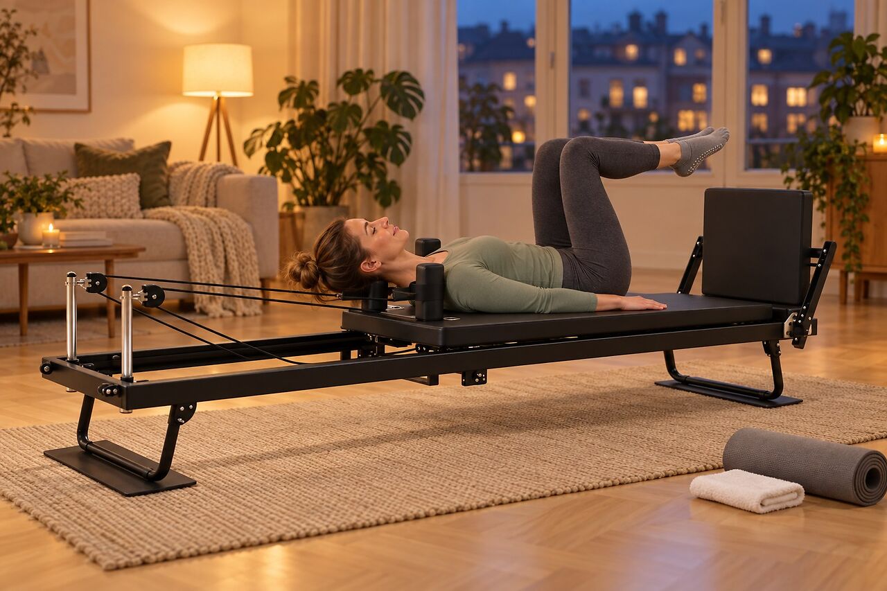 Pilates reformer otthon: első lépések és egy 20 perces kezdő óra a nappaliban