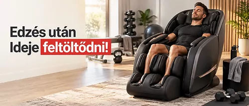 Masszázsfotel sportolóknak: regeneráció edzés után