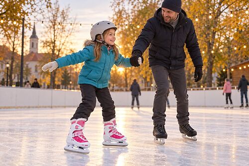 Korcsolyaszezon-nyitány: állítható gyerekkorcsolya, téli-nyári modellek és az első lépések a jégen