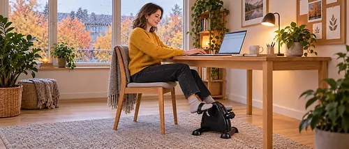 Mini szobakerékpár otthon: tekerj home office vagy tévézés közben az őszi napokon