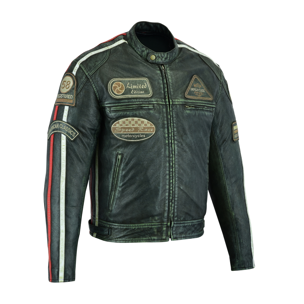 Motoros kabát B STAR 7820 inSPORTline Bőr motoros kabát Sodager Live To Ride Jacket (41 db