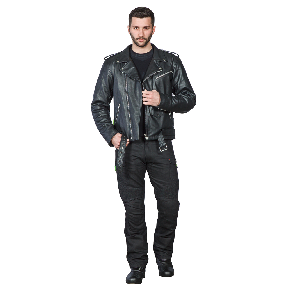 Férfi bőr motoros kabát W TEC NF 1127 inSPORTline Férfi bőr motoros kabát W TEC NF 1127 inSPORTline