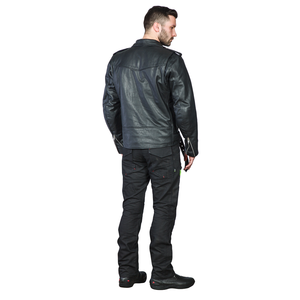 Férfi bőr motoros kabát W TEC NF 1127 inSPORTline Férfi bőr motoros kabát W TEC NF 1127 inSPORTline