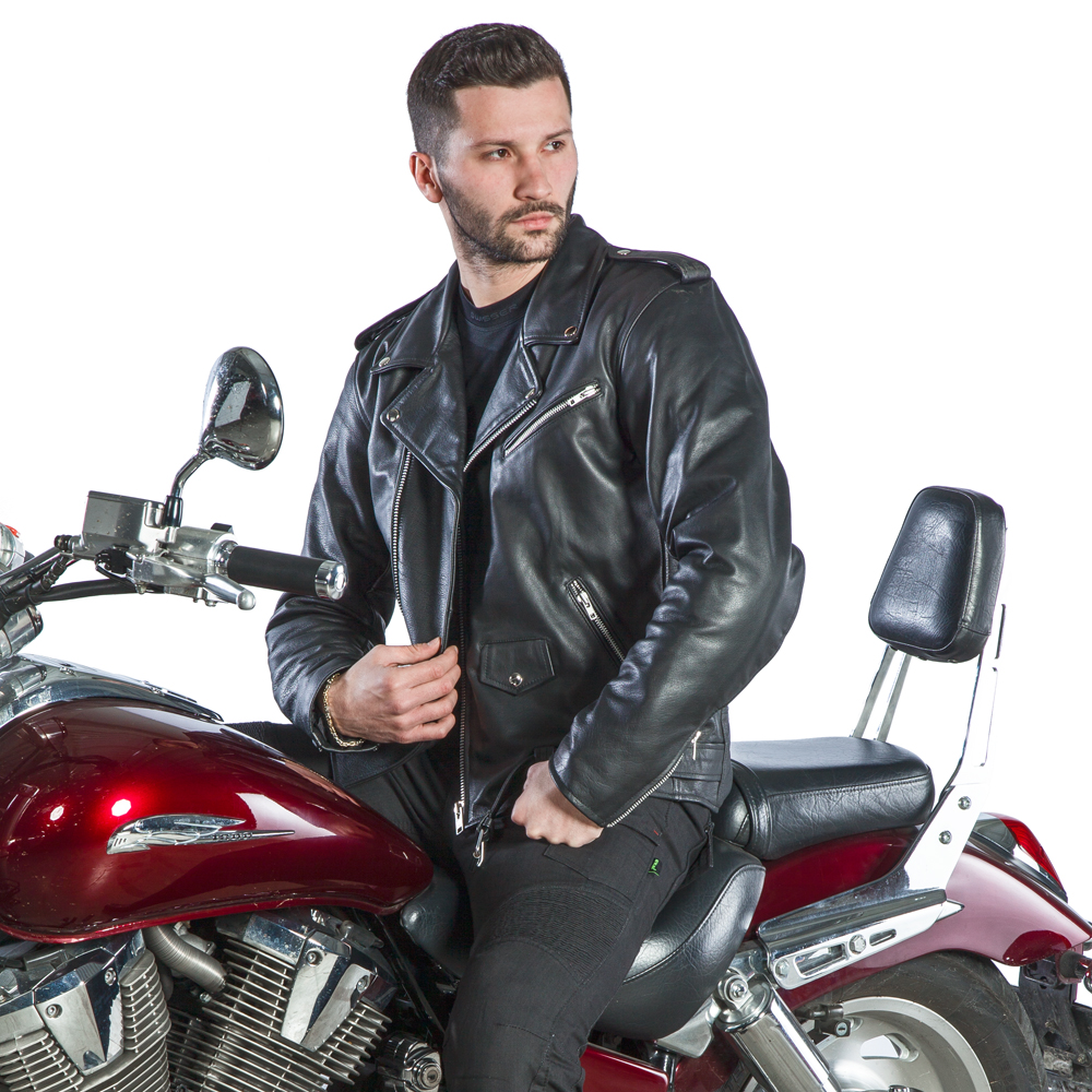 Férfi bőr motoros kabát W TEC NF 1127 inSPORTline Férfi bőr motoros kabát W TEC NF 1127 inSPORTline