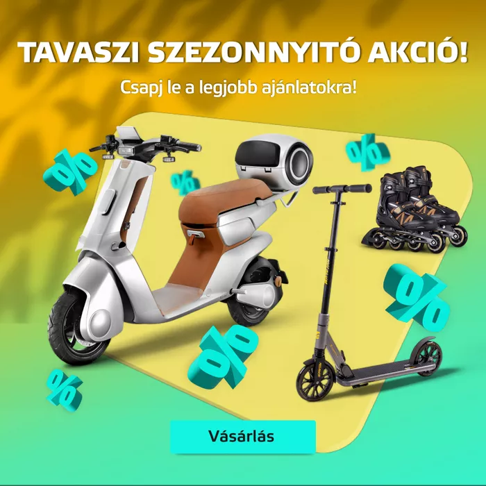Tavaszi szezonnyitó akció!