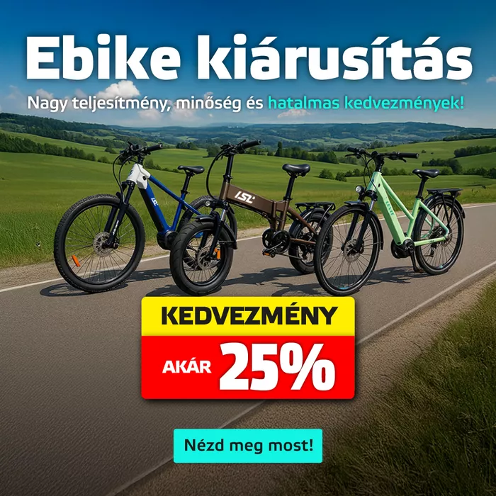 Ebike kiárusítás