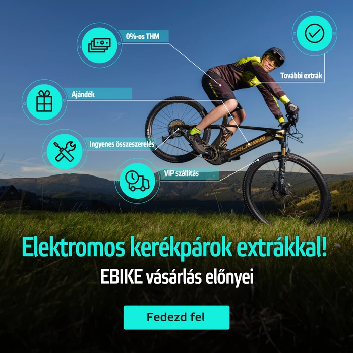 Elektromos kerékpárok extrákkal