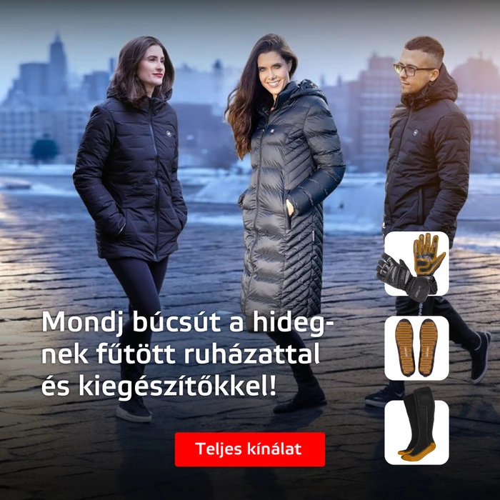 Mondj búcsút a hidegnek fűtött ruházattal és kiegészítőkkel!