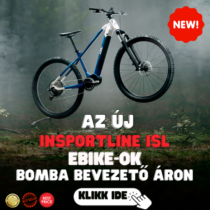Új inSPORTline ISL ebike-ok bevezető áron