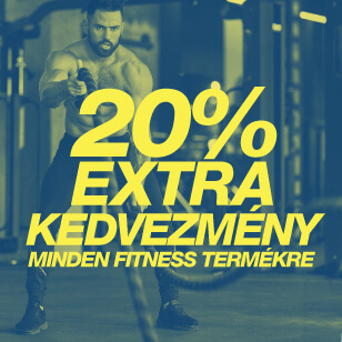 MEGA AKCIÓ: Most 20% extra kedvezmény a fitness termékekre