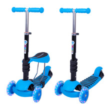Háromkerekű roller WORKER Nimbo 3in1 - kék
