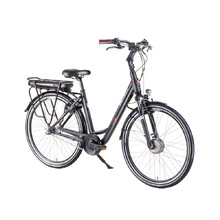 Városi elektromos kerékpár Devron 28124A 28" - modell 2019 - fekete