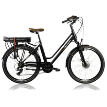 Városi e-kerékpár Devron 26120 26" - fekete