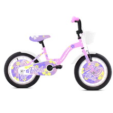 Gyerek kerékpár Capriolo Viola 20" - világos rózsaszín-sárga-fehér
