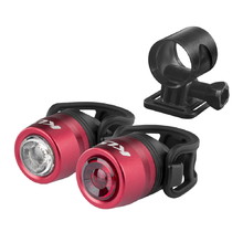 Kerékpár világítás szett Kellys IO USB Set - piros