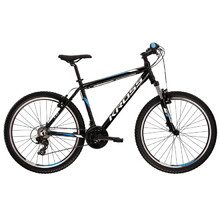 Hegyi kerékpár Kross Hexagon 1.0 26" - modell 2022 - fekete/szürke/kék