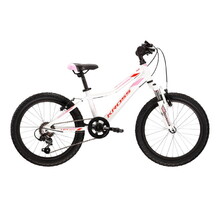Gyerekkerékpár Kross Lea Mini 2.0 20" - modell 2022 - fehér/piros/rózsaszín