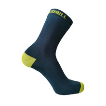 Vízálló zokni DexShell Ultra Thin Crew - Tengerészkék-Lime