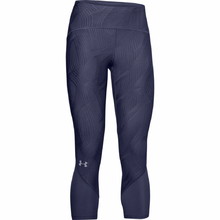 Női kompressziós 3/4 leggings Under Armour W Fly Fast Jacquard Crop - Kék Tinta