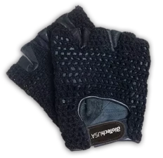 Phoenix 1 horgolt fekete kesztyű