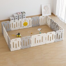 Gyerek műanyag járóka inSPORTline Klaudino 16+2 288x208x66 cm