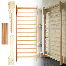 Bordásfal inSPORTline Shapemar 240x90 cm, nagyobb távolság a faltól, tömör bükkfa, 2 x lakkozott felület, tartozékok rögzítésének lehetősége