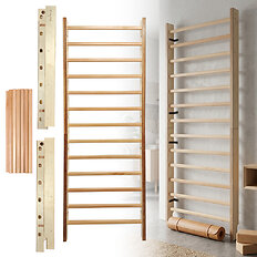 Bordásfal inSPORTline Dualmar 250x90 cm, erős és tartós kialakítás, lakkozott felület, tartozékok rögzítésének lehetősége, könnyű karbantartás