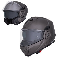 Felhajtható motoros bukósisak W-TEC Zoroz P/J, zárható szellőzőrendszer, fém reteszelő mechanizmus, Pinlock® 70 előkészítés