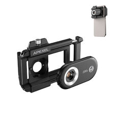 Mikroszkóp lencse okostelefonhoz 200x Apexel LED és UV fénnyel, egyszerű felszerelés, kiváló képminőség, részletgazdag nézet