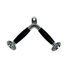 Tricepsz adapter inSPORTline Adatrivor - V-alakú 36 cm, minőségi kivitelezés, nagy tartósság, csúszásgátló bevonat