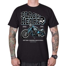 Póló BLACK HEART Blue Bobber