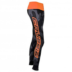 Női leggings CRUSSIS szürke-narancssárga