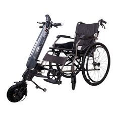 Mechanikus összecsukható kerekesszék inSPORTline Jakesully Oppatia meghajtással, hajtókarika, LED kijelző és lámpa, párnázott ülés, állítható lábtartó