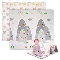 Összecsukható baba matrac inSPORTline Michlino 180x200x1,2 cm