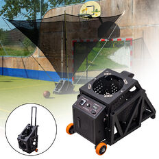 Elektromos labdavisszaadó inSPORTline Talahaso, teleszkópos rudak, kihúzható fogantyú, sebességbeállítás 0-100, tápellátás hálózati kábellel