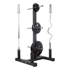 Állvány 30 mm-es tárcsákhoz inSPORTline Mitrello, matt felület, robosztus kivitel, gumiütközők, 4 rögzítési pont
