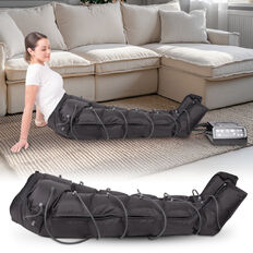 Kompressziós masszázsrendszer 142 cm-es kompressziós nadrággal inSPORTline Compisimo, elősegíti a regenerálódást, légpárnák, könnyű kezelhetőség