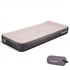 Egyszemélyes felfújható matrac inSPORTline Valkon 197x90x22 cm beépített elektromos pumpával, egyszerű felfújás/leeresztés, összecsukható szállításhoz