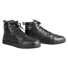 Motoros csizma W-TEC Ravito valódi marhabőrből , dupla varrás, fűzős rögzítés