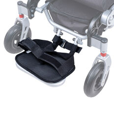 Lábrögzítő heveder kerekesszékhez inSPORTline, tépőzáras rögzítés, csúszásmentes felület, csatos heveder