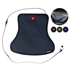 Fűthető ülésvédő W-TEC HEATsaddle, egyenletes hőeloszlás, csúszásmentes felületkezelés, rugalmas pántok, 3 fűtési szint