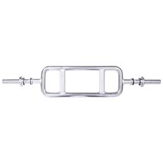Tricepsz rúd szorítókkal inSPORTline Tridabar 88,5cm/30mm, krómozott acél, csúszásmentes fogantyú