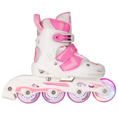 Gyerek görkorcsolya inSPORTline Caneto első LED kerekekkel, Microlock csat, AdjusTouch, Safety Ankle, Comfort Fit
