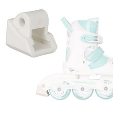 Fékrendszer inSPORTline Caneto és Tealero görkorcsolyákhoz, kiváló tapadás, csavaros rögzítés, szintetikus gumi