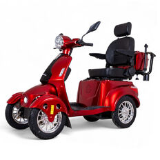 Elektromos négykerekű robogó vontatókerettel inSPORTline Antun, digitális kijelző, biztonsági öv, visszapillantó tükrök, indítókulcs